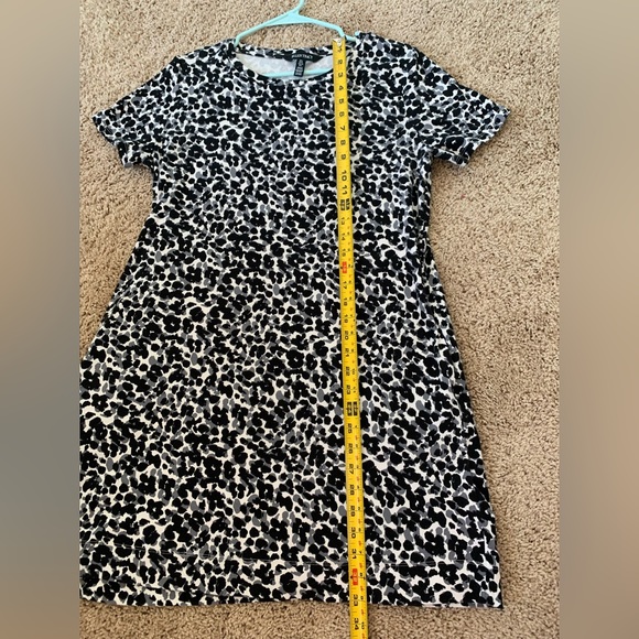 Ellen Tracy Dress Animal Print Two Pockets Size L - Picture 5 of 8
